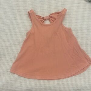 Joah Love Swing Tank with Knot Back heart print